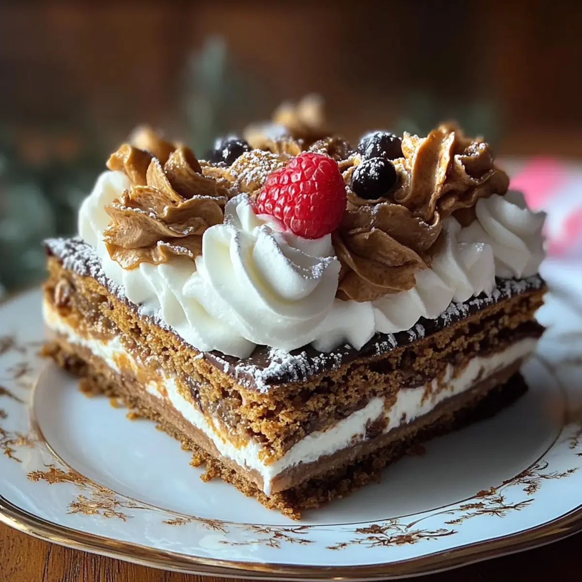 Christmas Cookie Lasagna