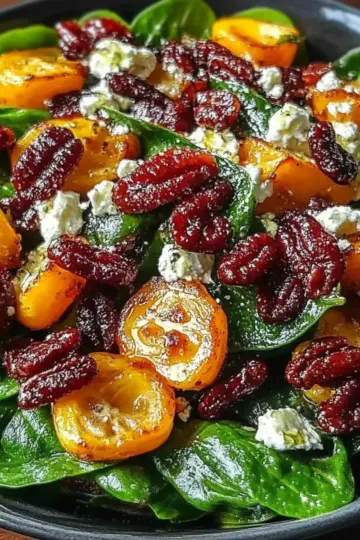 Christmas Cranberry Spinach Salad
