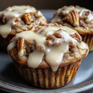 Cinnamon Roll Protein Muffins