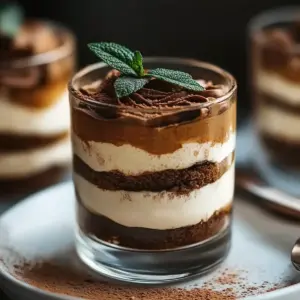Coffee Protein Tiramisu Cups