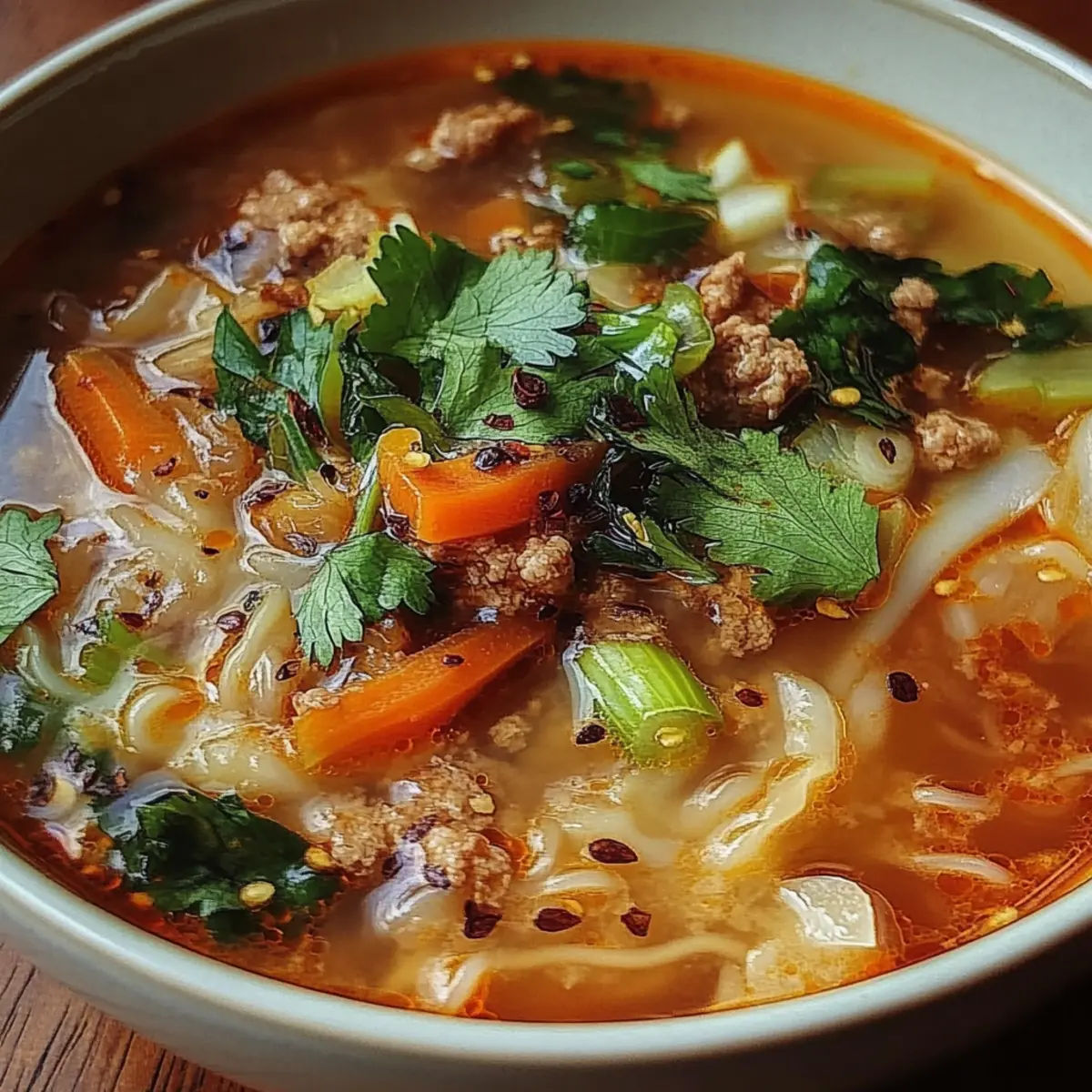 Cozy One-Pot Egg Roll Soup