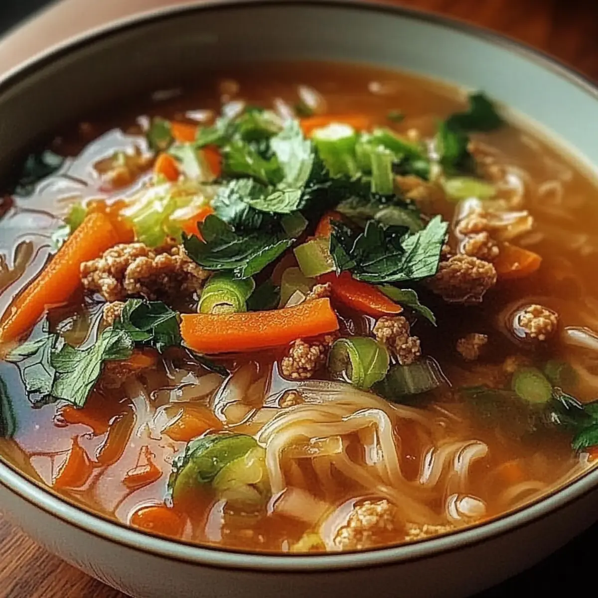 Cozy One-Pot Egg Roll Soup