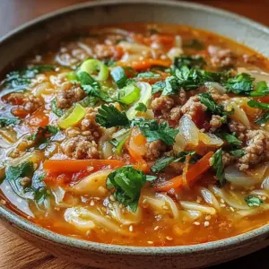 Cozy One-Pot Egg Roll Soup