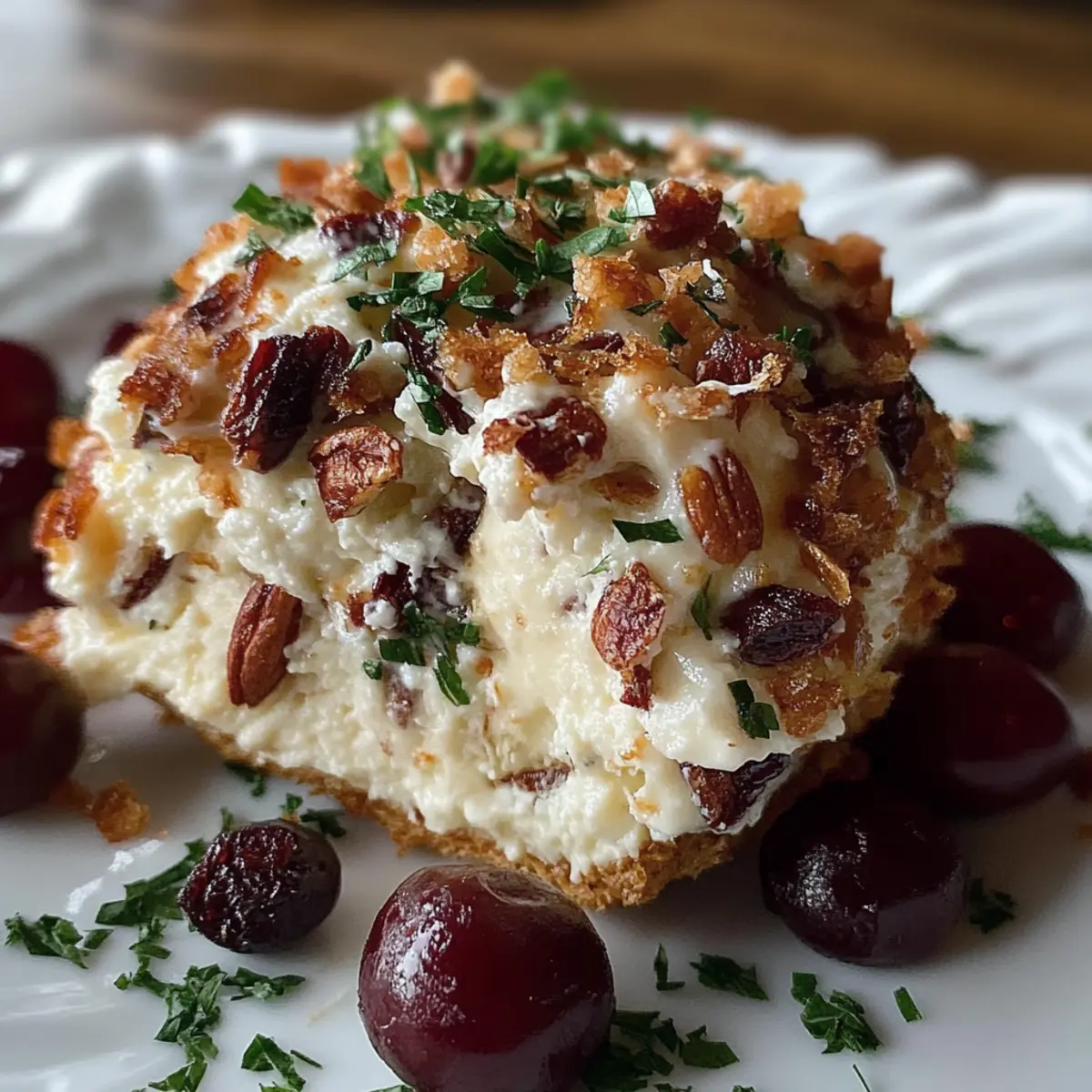 Cranberry Pecan Goat Cheese Ball