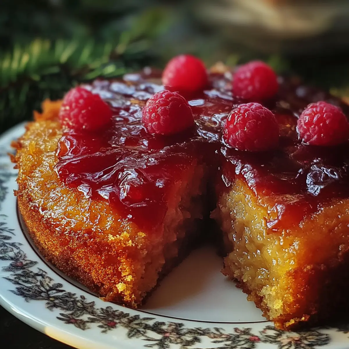 Cranberry Pineapple Upside-Down Cake