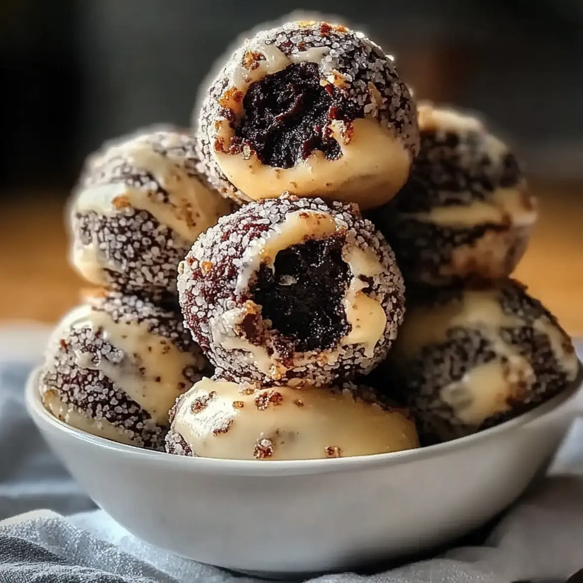 Cream Cheese Oreo Protein Balls