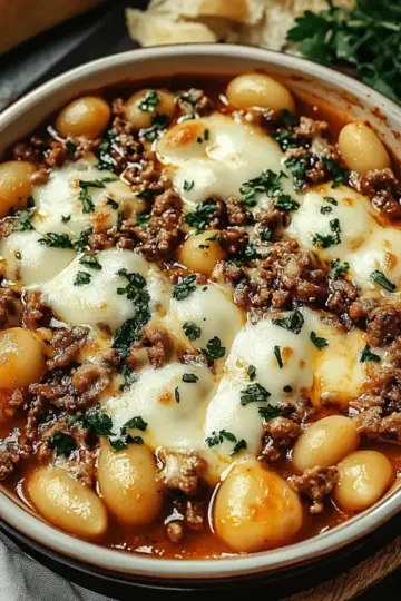 Creamy Beef and Shells