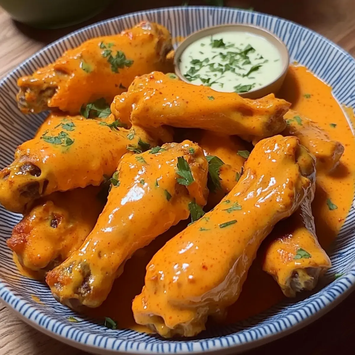 Creamy Buffalo Wings