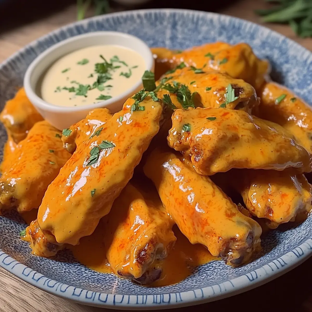 Creamy Buffalo Wings