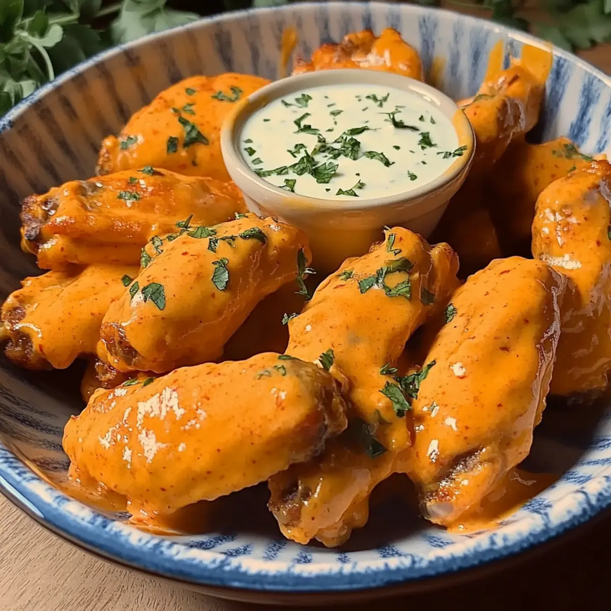 Creamy Buffalo Wings