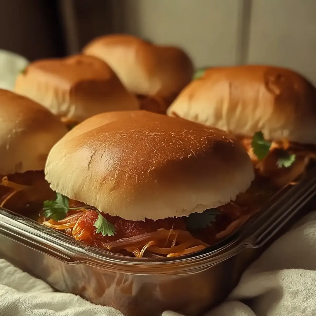 Creamy Chicken Fajita Sliders