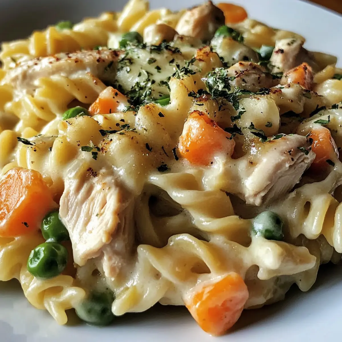 Creamy Chicken Pot Pie Pasta