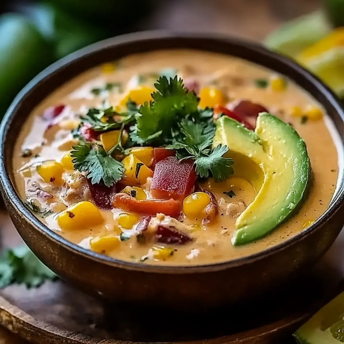 Creamy Chicken Taco Soup