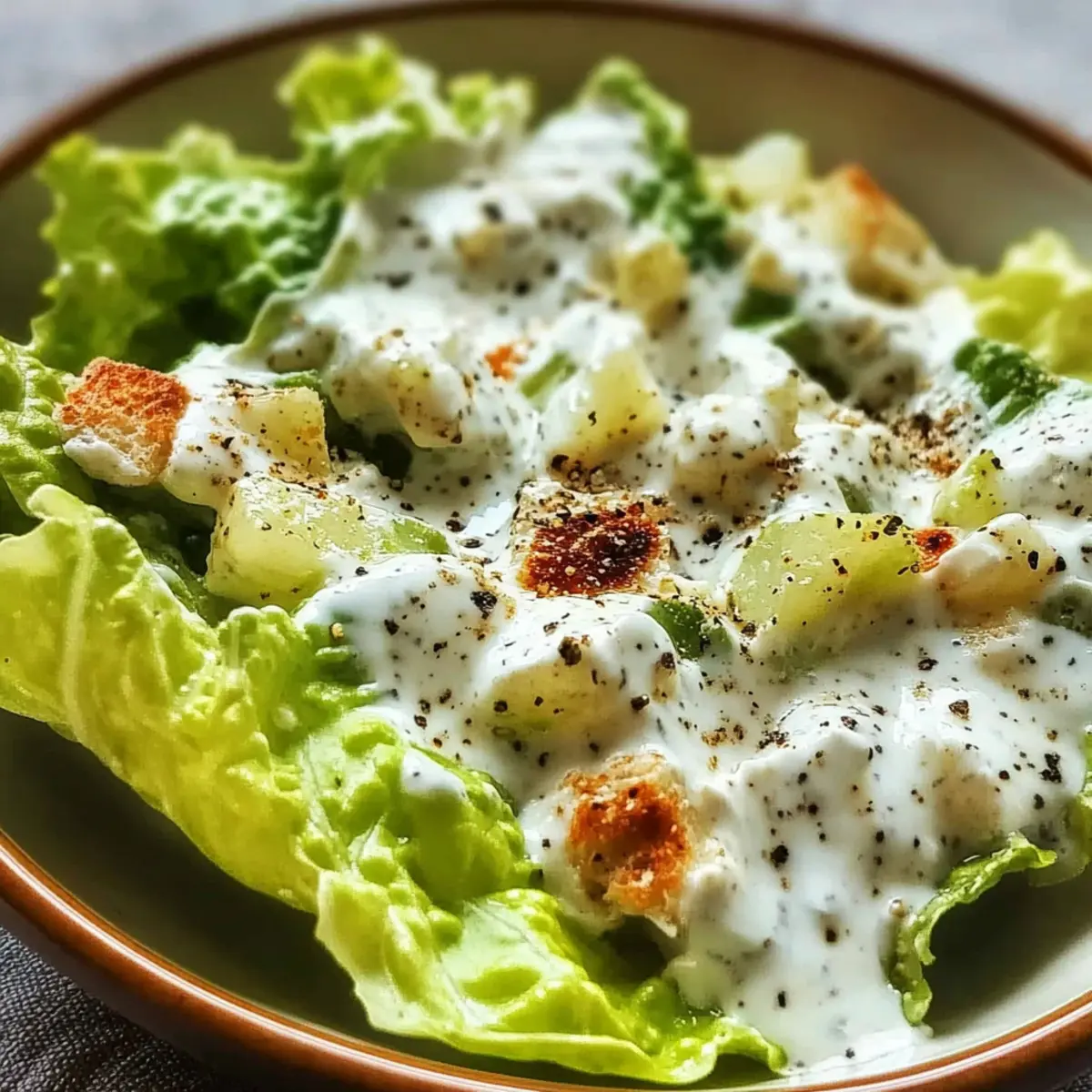 Creamy Greek Yogurt Caesar Dressing