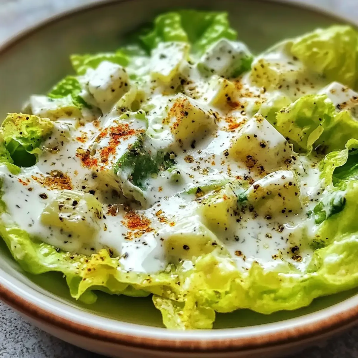 Creamy Greek Yogurt Caesar Dressing