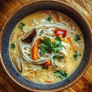 Creamy Nutty Noodle Soup