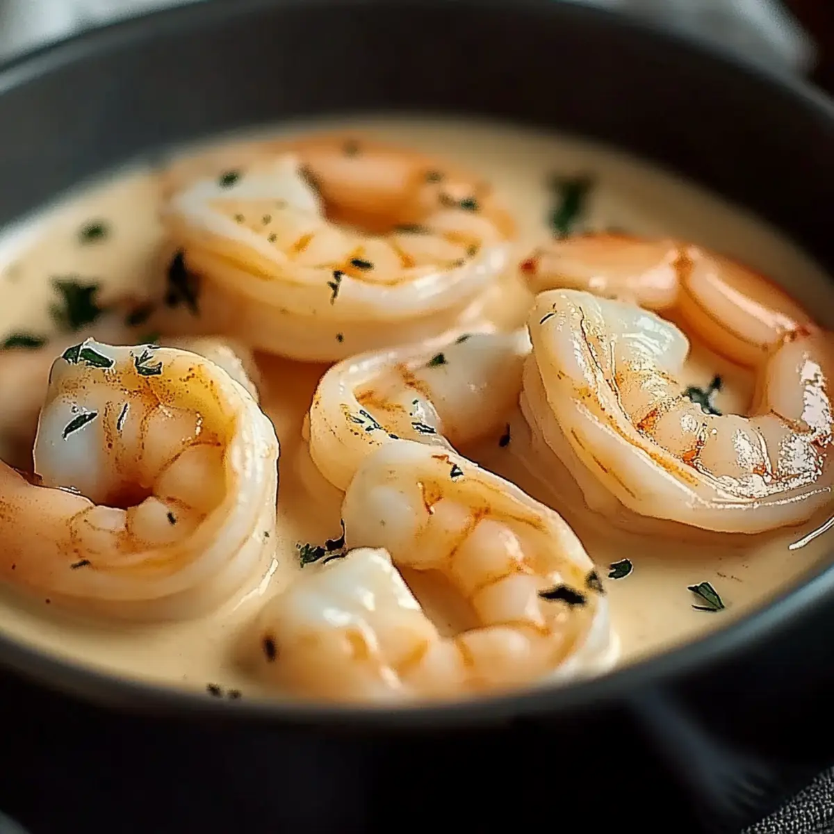 Creamy Shrimp Newburg