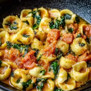 Creamy Spinach Tomato Tortellini