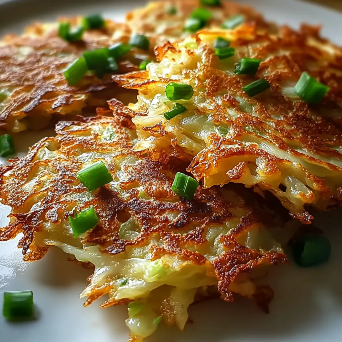 Crispy Cabbage Pancakes