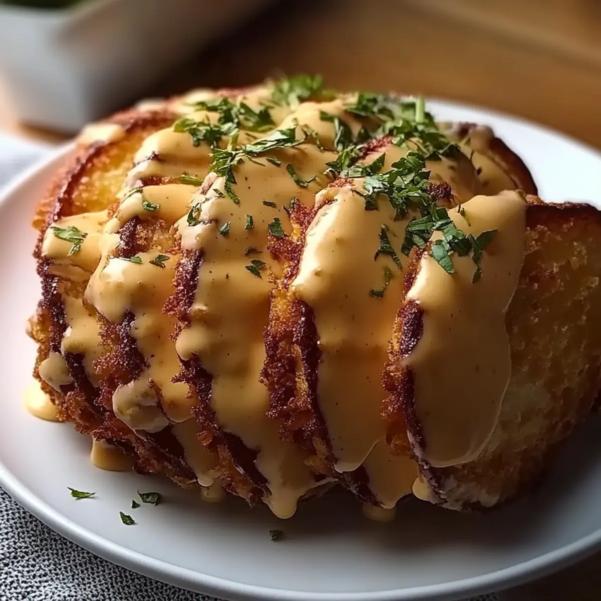 Crispy Chicken Alfredo Tacos