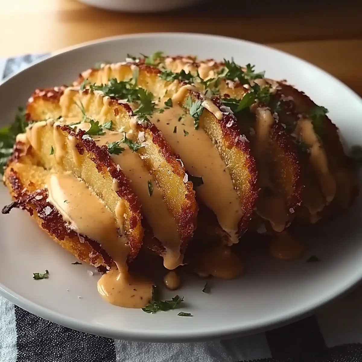 Crispy Chicken Alfredo Tacos