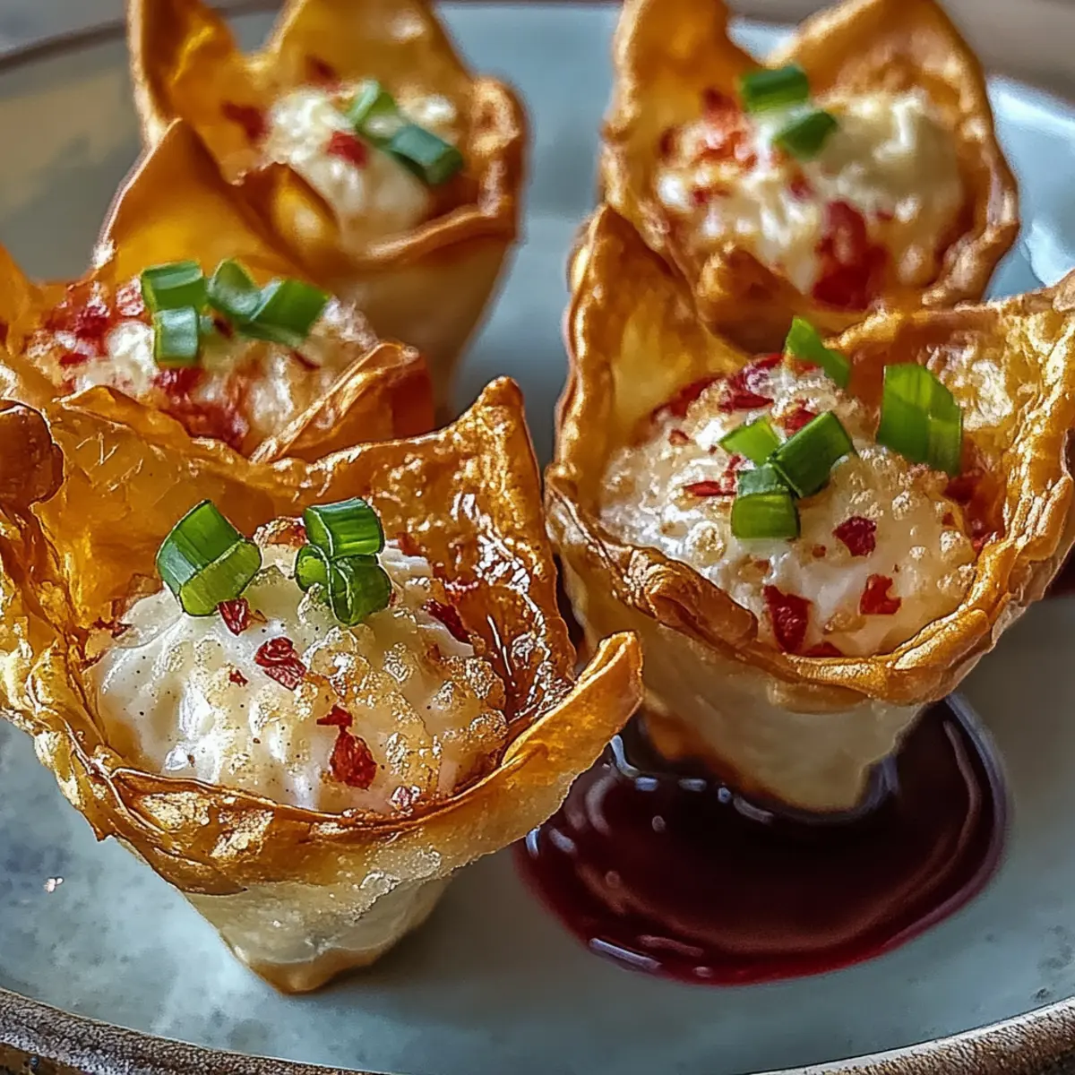 Crispy Crab Rangoon Bombs