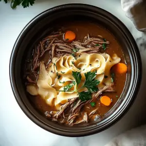 Crockpot Beef and Noodles