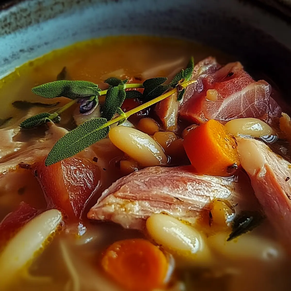 Crockpot Ham and Bean Soup