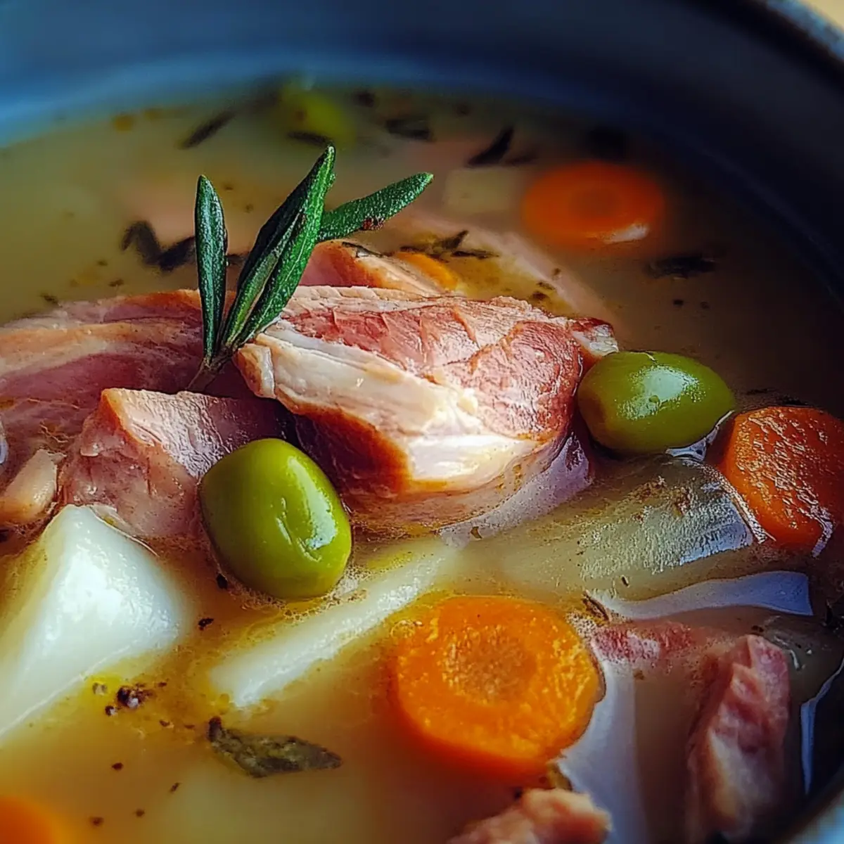 Crockpot Ham and Bean Soup