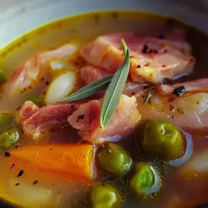 Crockpot Ham and Bean Soup