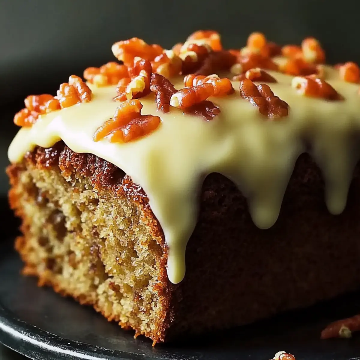 Eggless Carrot Cake Loaf