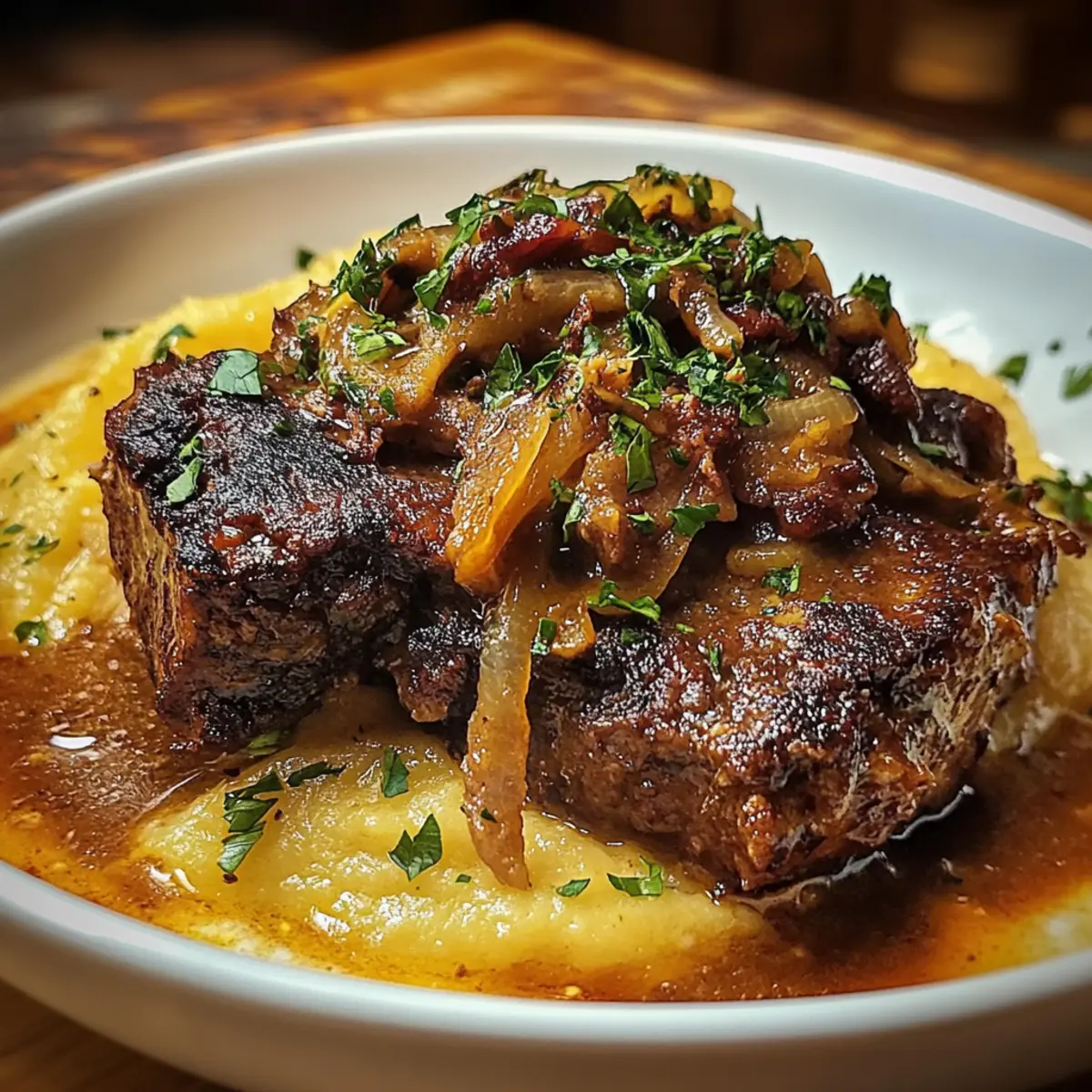 French Onion Soup With Beef Short Ribs