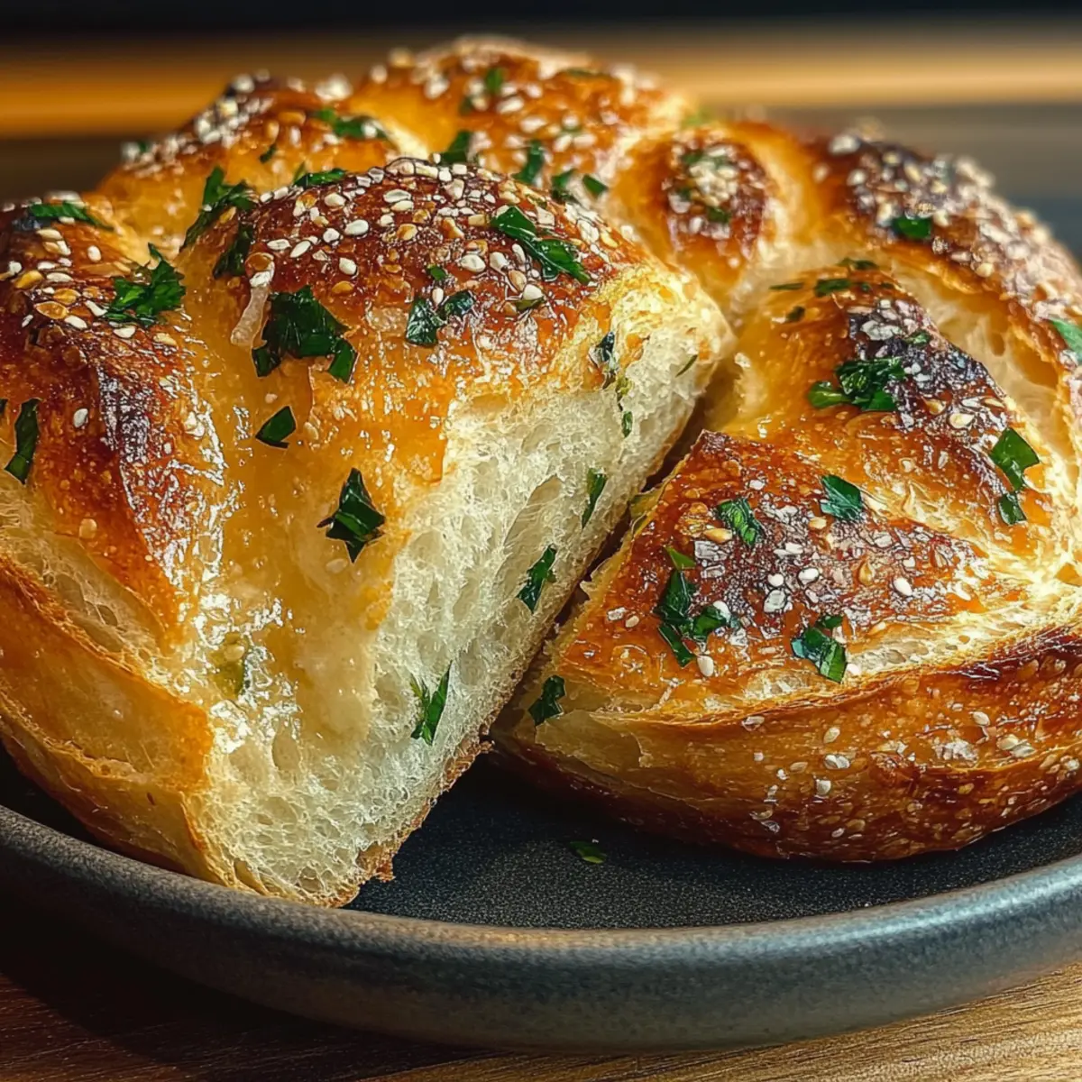 Garlic Herb Dutch Oven Bread