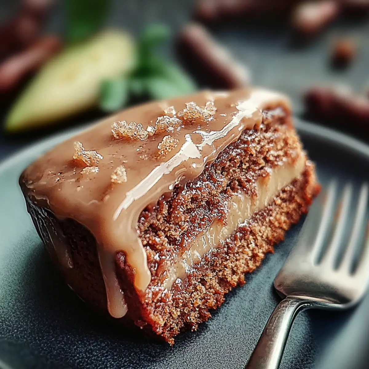 Gingerbread Cake with Cinnamon Molasses Frosting
