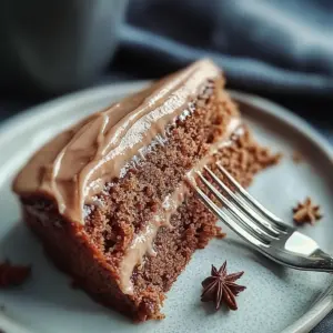 Gingerbread Cake with Cinnamon Molasses Frosting
