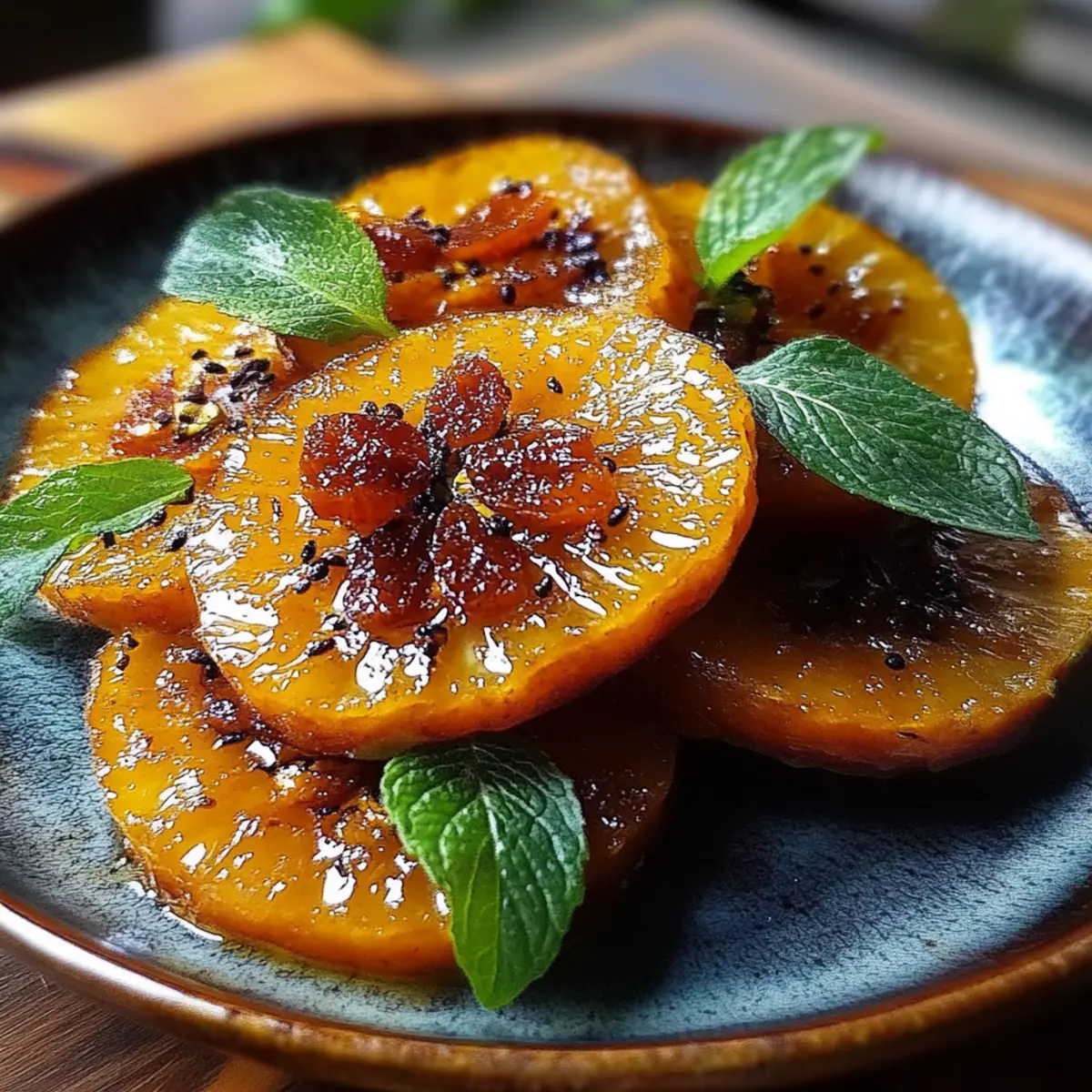Glazed Candied Oranges
