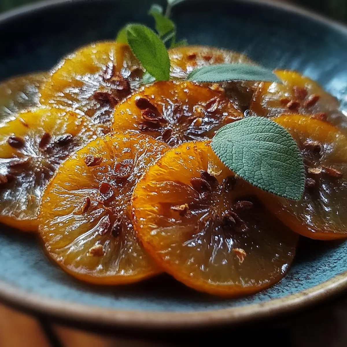 Glazed Candied Oranges