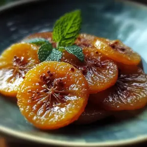 Glazed Candied Oranges