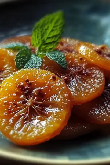 Glazed Candied Oranges