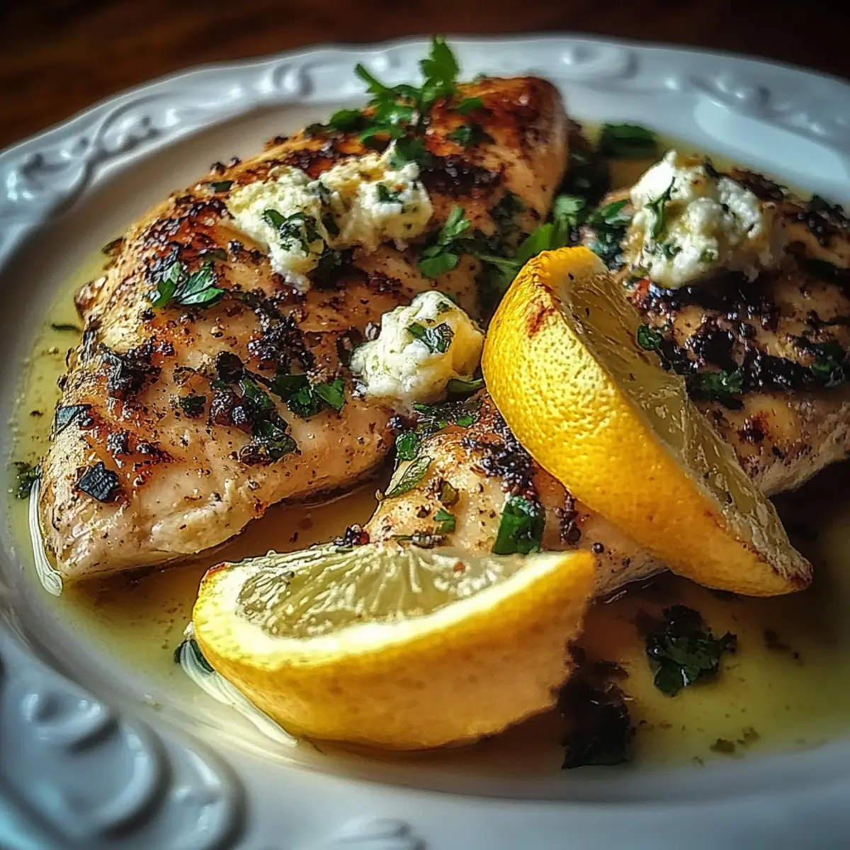 Greek Chicken with Lemon and Feta