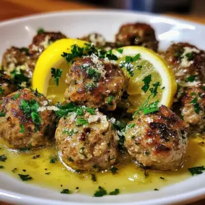 Greek Meatballs in Lemon Sauce
