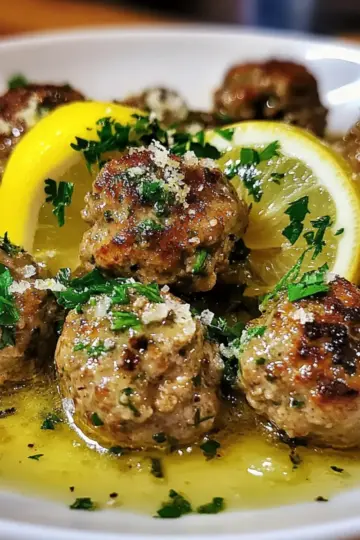 Greek Meatballs in Lemon Sauce
