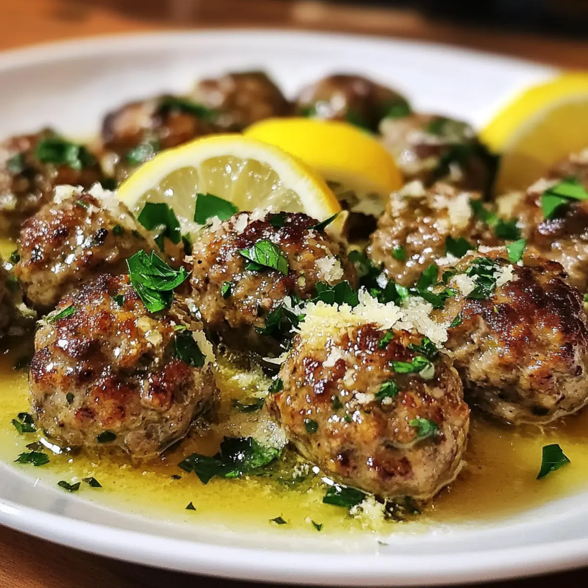 Greek Meatballs in Lemon Sauce