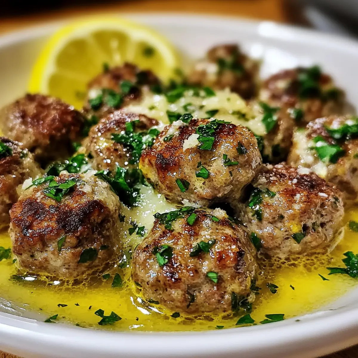 Greek Meatballs in Lemon Sauce