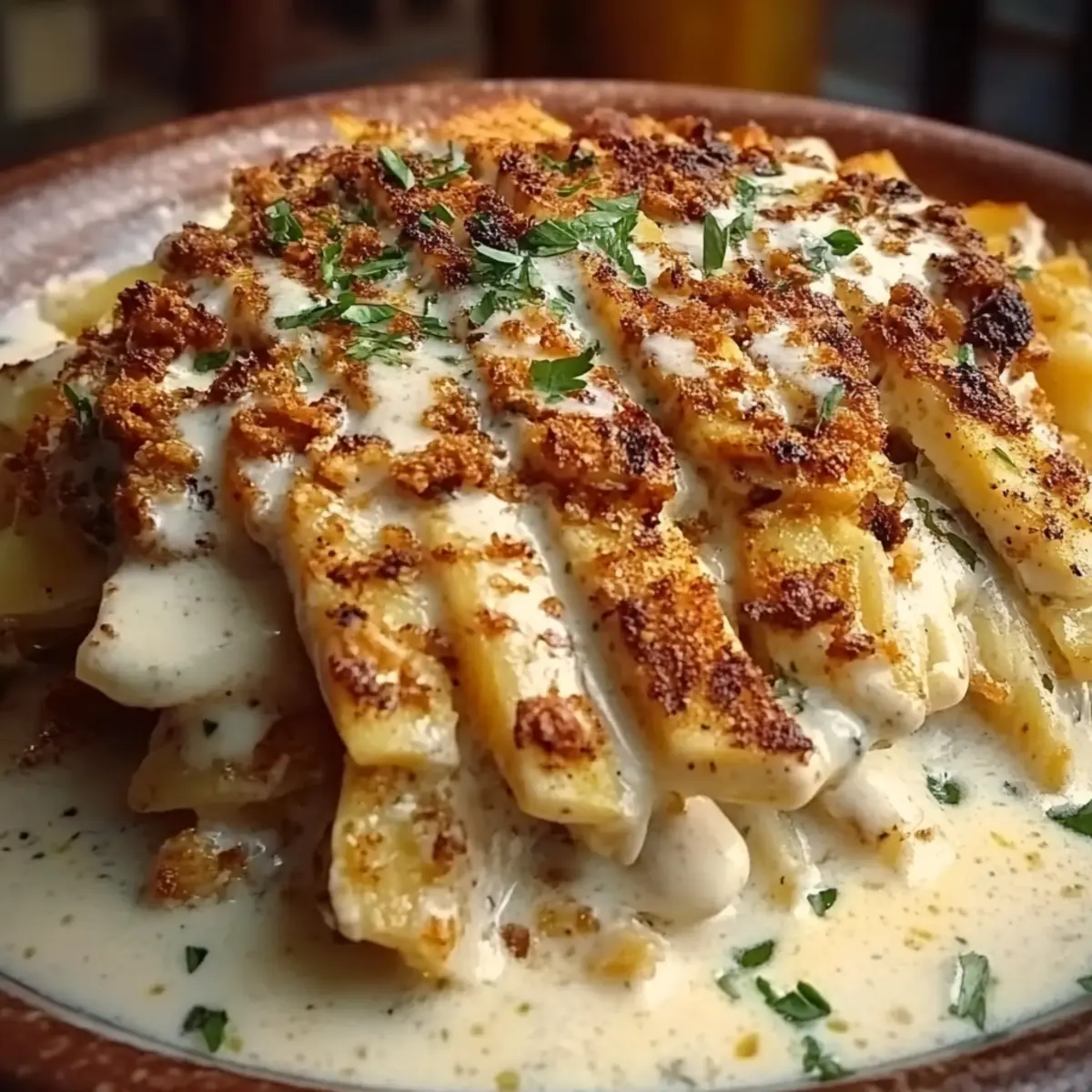Grilled Chicken Alfredo Pasta