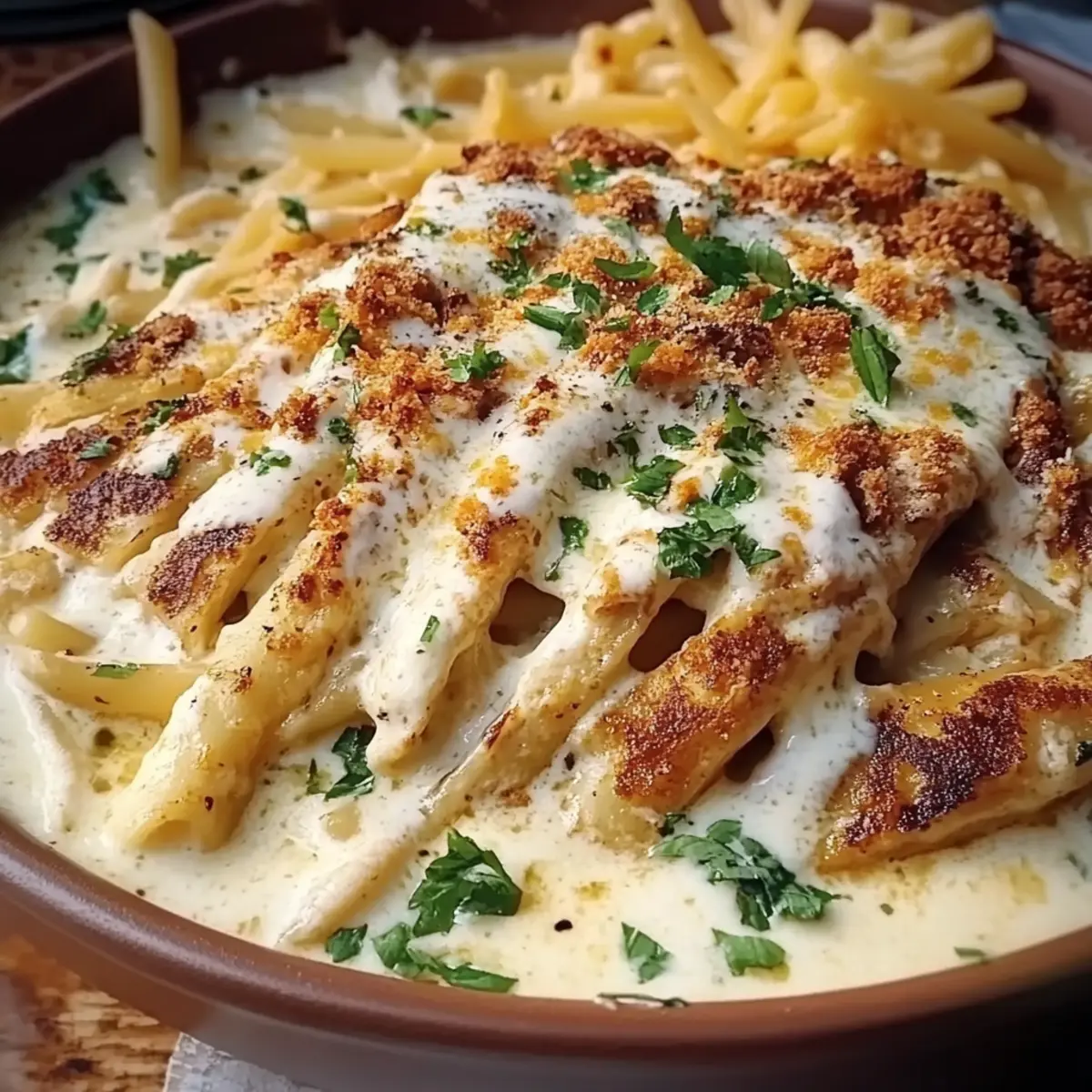 Grilled Chicken Alfredo Pasta