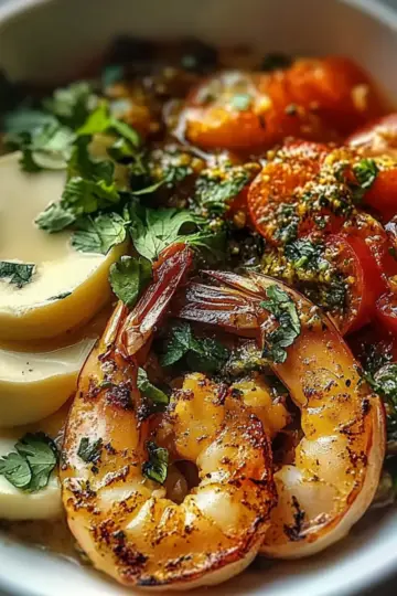Healthy Grilled Shrimp Quinoa Bowl