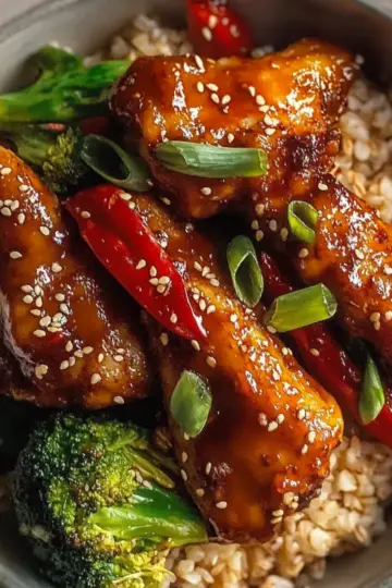 Healthy Sticky Chicken Bowls