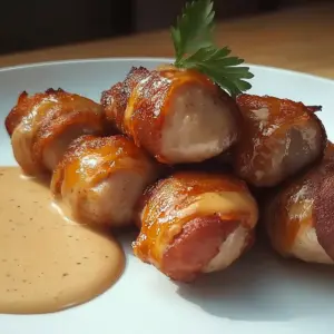 Honey Bacon Chicken Bites