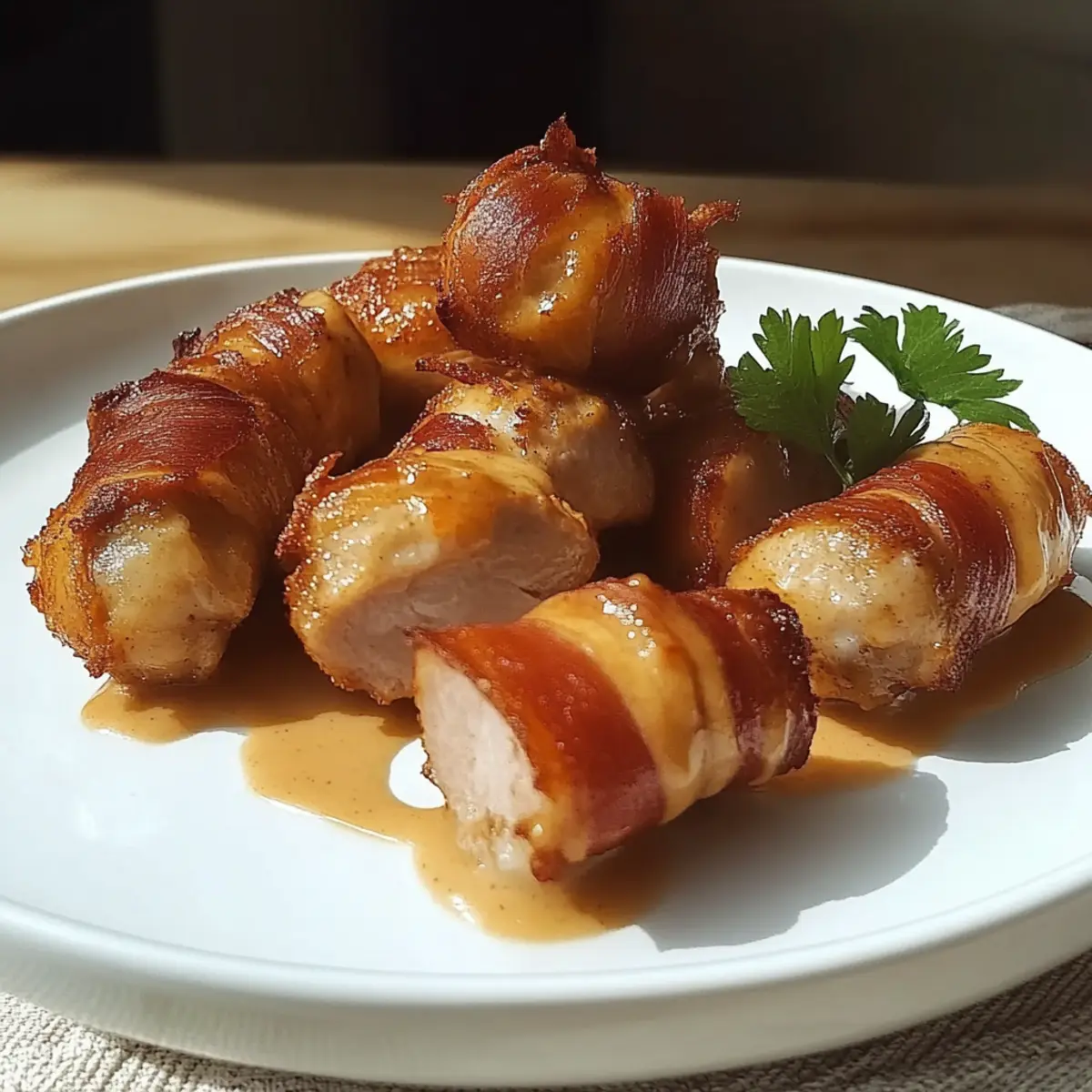 Honey Bacon Chicken Bites